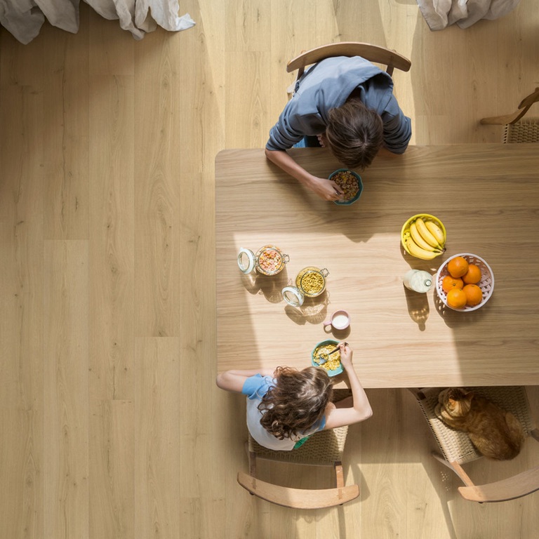 Alliance Bois - Tassin - Lyon - QUICK-STEP - Lame de moyenne taille Sous-couche intégrée Compatible avec un plancher chauffant/rafraîchissant Résistant à l’eau Garantie domestique à vie 