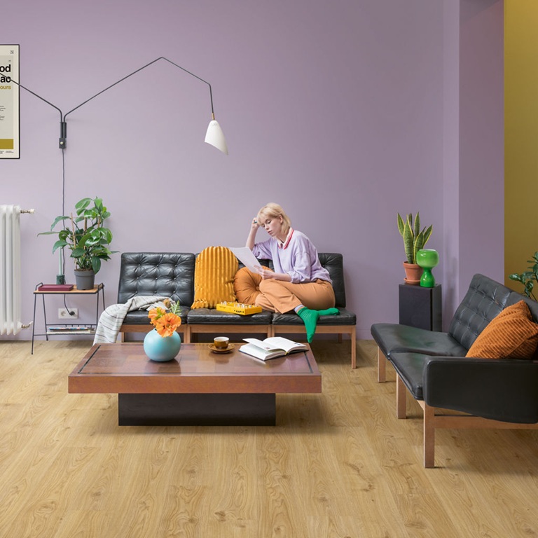 Alliance Bois - Tassin - Lyon - QUICK-STEP - Lame standard Garantie domestique à vie Sous-couche intégrée Compatible avec un plancher chauffant/rafraîchissant Résistant à l’eau 