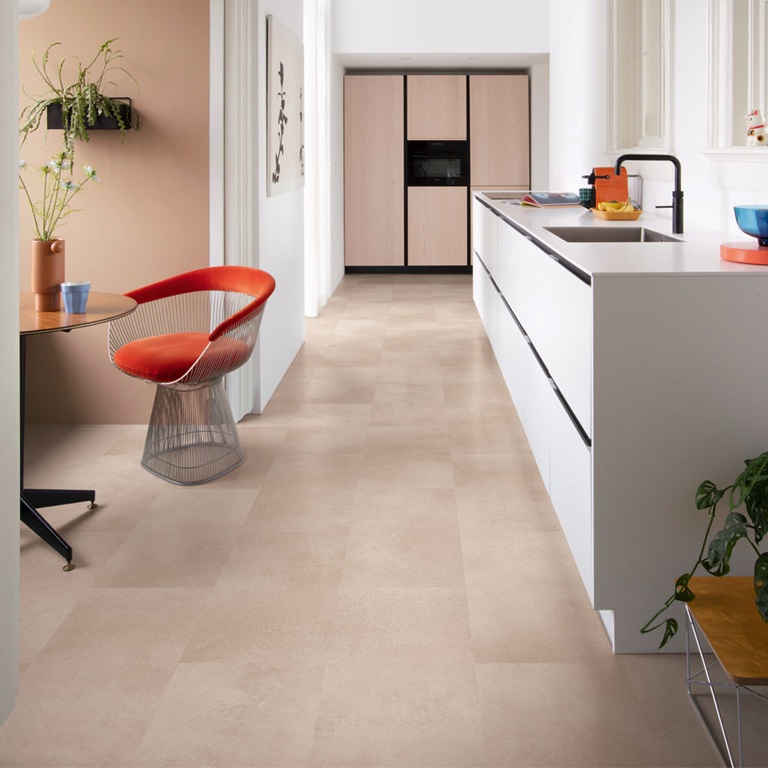 Alliance Bois - Tassin - Lyon - QUICK-STEP - Dalles petit format Compatible avec un plancher chauffant/rafraîchissant Aspect de pierre naturelle Résistant à l’eau Garantie domestique à vie Sous-couche intégrée 