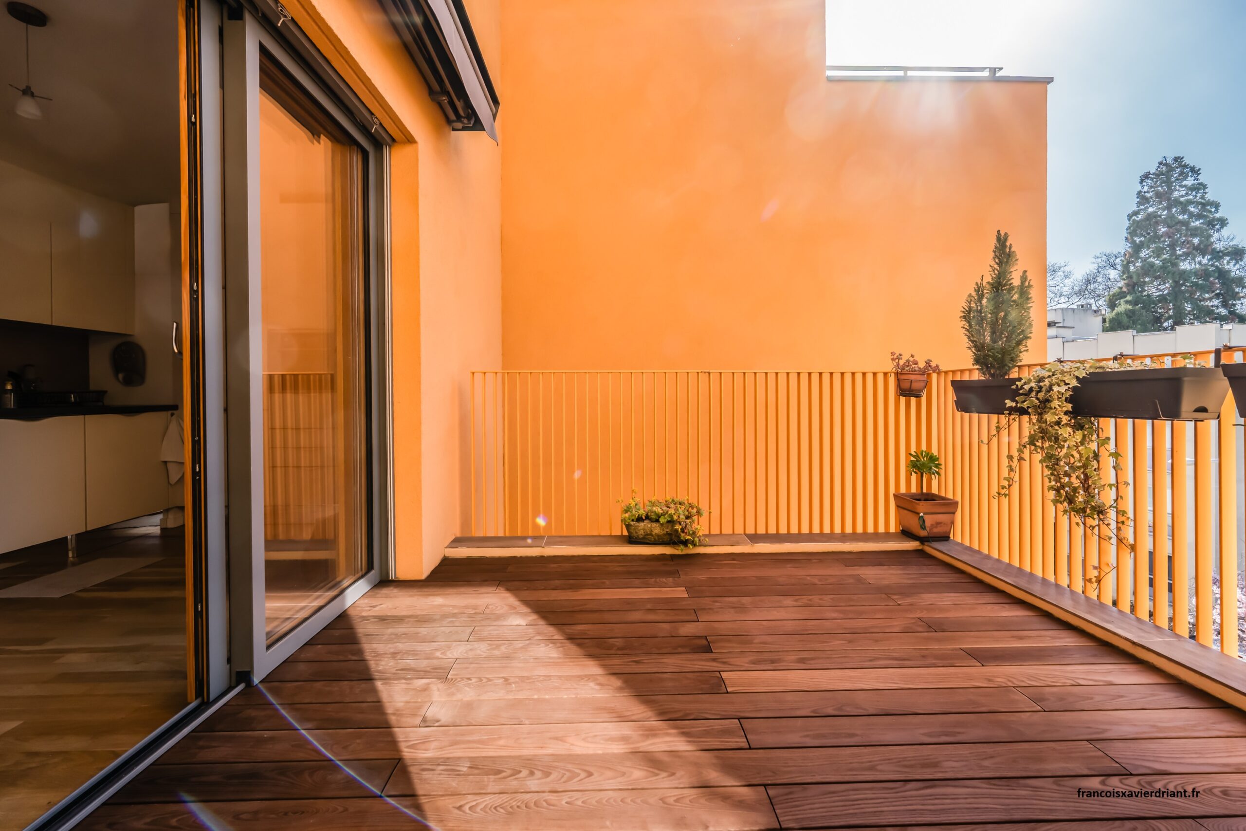 Alliance Bois - Tassin - Lyon - La terrasse en thermofrêne d’ENKIL 
