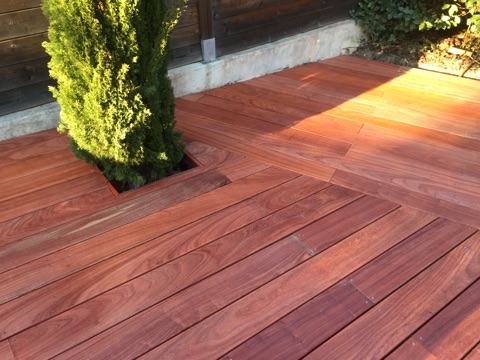 Alliance Bois - Tassin - Lyon - Terrasse réalisée par Artemis Création 